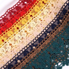 10.5CM Hollow Lace Ribbon Trim Fabric DIY Crafts Garment Sewing By Metre