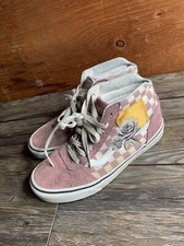 Vans Low Top Floral Casual Sneakers Women's Sz 7 Pink