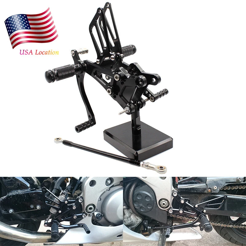 Juego trasero reposapiés estriberas pedal freno palanca engranaje 2006 para CBR600 F4I 2001-2007 Foto 2 de 4