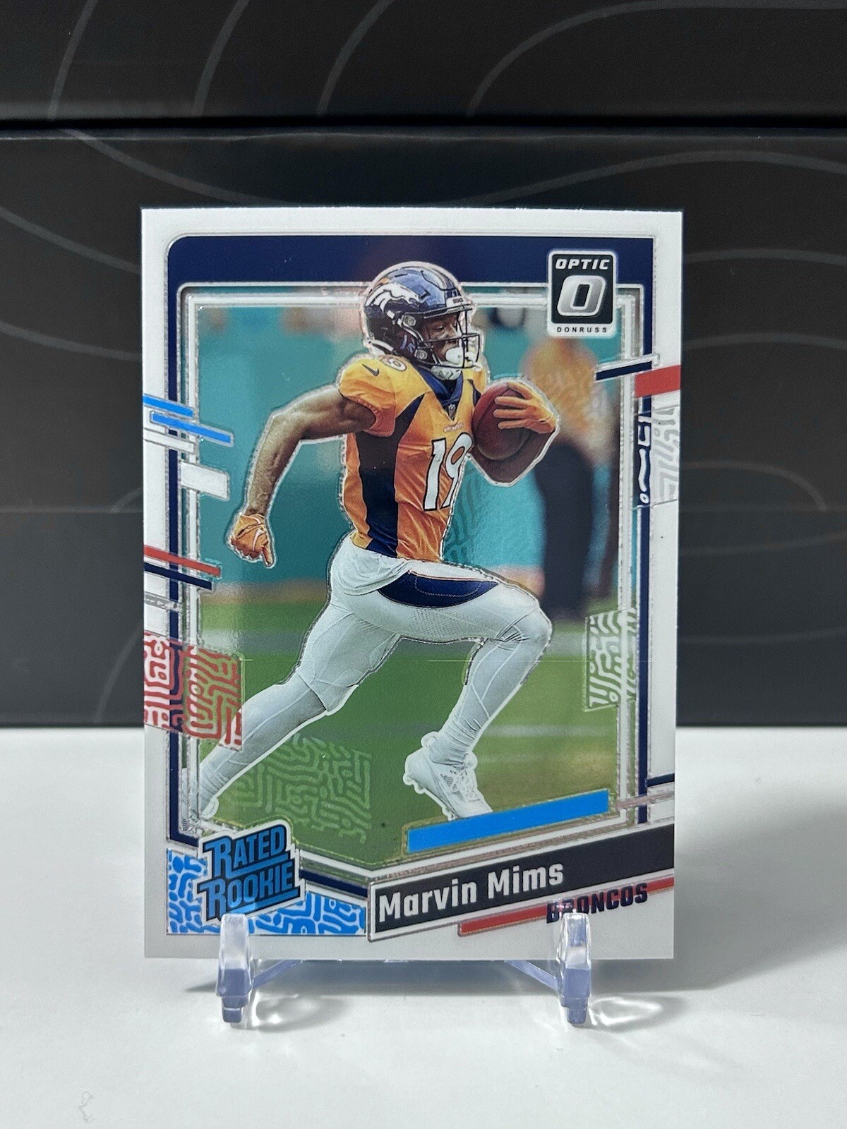 2023 Donruss Optic Football Marvin Mims Rated Rookie Denver Broncos #231 RC