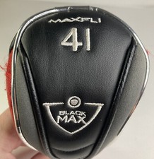 MaxFli  41 Black Max  Fairway Hybrid Rescue Red  Black Golf Club Head Cover