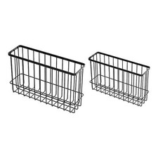 Eisen hängend Drahtkorb Gitter Halter Bücherregal Wandmontage Aufbewahrungsbox