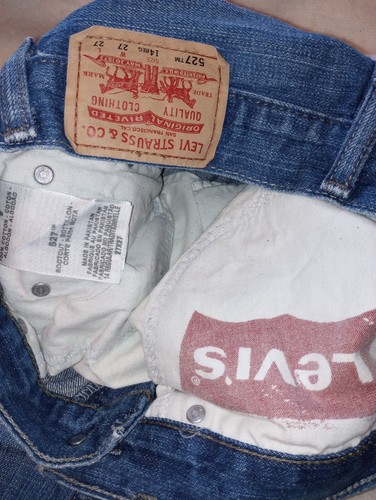14 in boys size (or girls) Levis 527 Jeans Bootcut 27 x 27 All Cotton See Pics - Picture 13 of 24