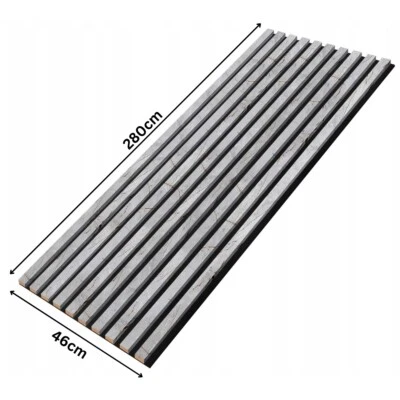 EMSCRAFT24 Akustikpaneele Akustikwand Wandpaneele Lamellen 10.(tlg.) 2750x460x18mm