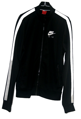 black nike tape jacket