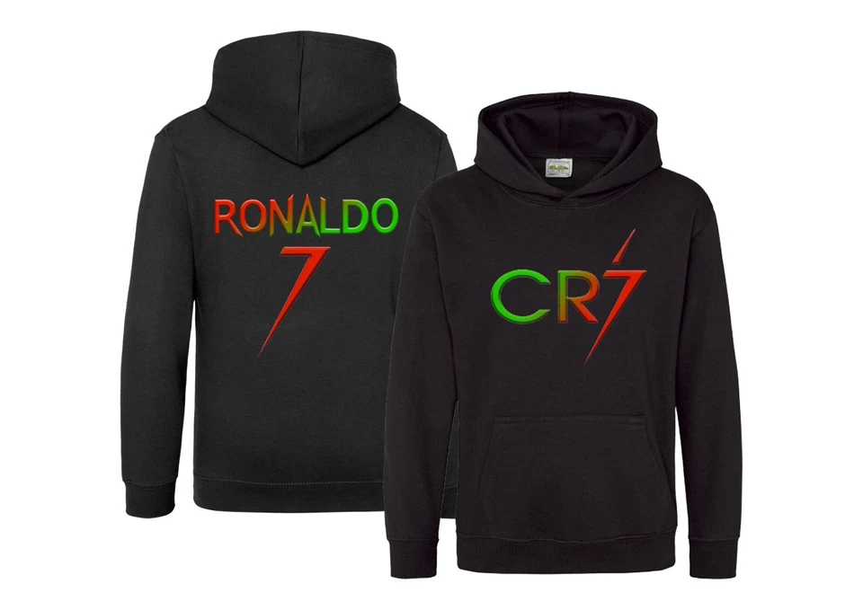 GILDAN /AWD /FOTL / UNBRANDED CR7 HOODIE T shirt ronaldo soccer gift kids Color Print football cristiano Hoody