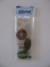 Jolee's by You Quillettes CHRISTMAS ORNAMENTS Quilling Stickers NIP 