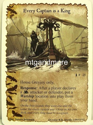 A Game of Thrones LCG - 1x Every Captain is a King  #025 - The Champion's Purse