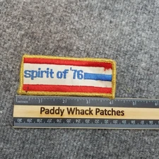 Vintage Spirit Of 76 Patch 1976 70s