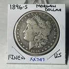 KEY RARE DATE 1896 S MORGAN DOLLAR VERY NICE  FUNE++ Condition XX747