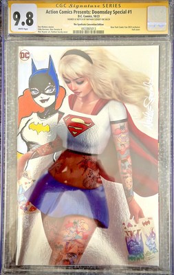 Doomsday Special #1: Szerdy's SuperGirl Foil Variant w/ Original Art CGC 9.8