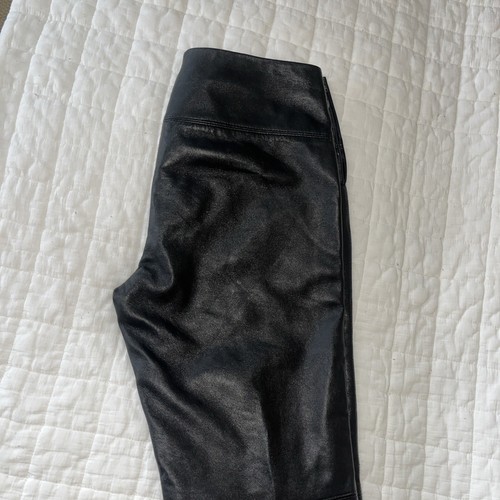 Pantalone EXPRESS vintage nero vera pelle completamente foderato, zip laterale, taglia 5/6 - Foto 4 di 9