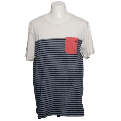 Elle Est Ou La Mer, T-shirt, Größe: 3XL, Weiß/Blau/Rot/Mehrfarbig, Streifen #AAx