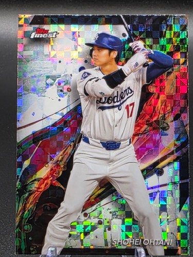 2024 TOPPS FINEST SHOHEI OHTANI  CHECKERBOARD #100 COMMON