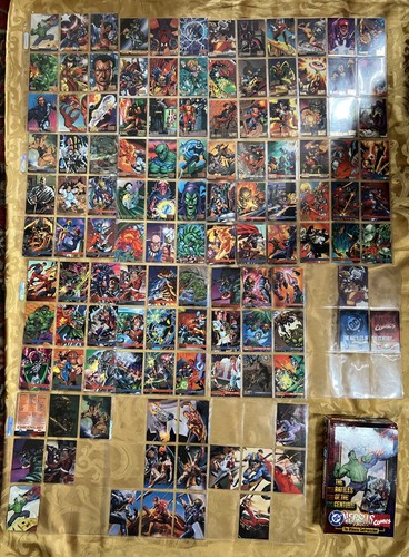 Amalgam DC vs Marvel 1995 Preview Card Set 4 Cards Fleer Amalgam DC vs Marvel 1995 Preview Card Set 4 Cards Fleer