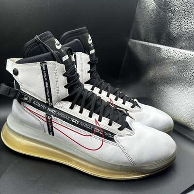 Nike Men s Air Max 720 Saturn White Black Zipper Varsity Clear Size 12 EUR 46