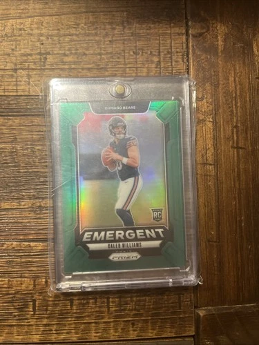 2024 Panini Prizm - Emergent Caleb Williams #1 Green Prizm (RC)