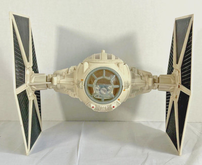 Star Wars Imperial Tie Fighter White 2003 Removable Wings Hasbro