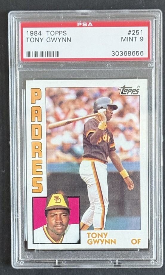 1984 TOPPS #251 TONY GWYNN PADRES HOF PSA 9 Mint HOF