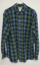 L.L. Bean Long Sleeve Flannel Shirt Men’s Extra Large