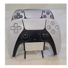 Dual Controller Holder Stand White Black for PlayStation 5 Controllers