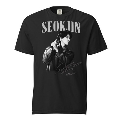 WWH Hyung, OT7 KPOP Group, Cotton T-Shirt, Comfort Colors BLACK w/Gray