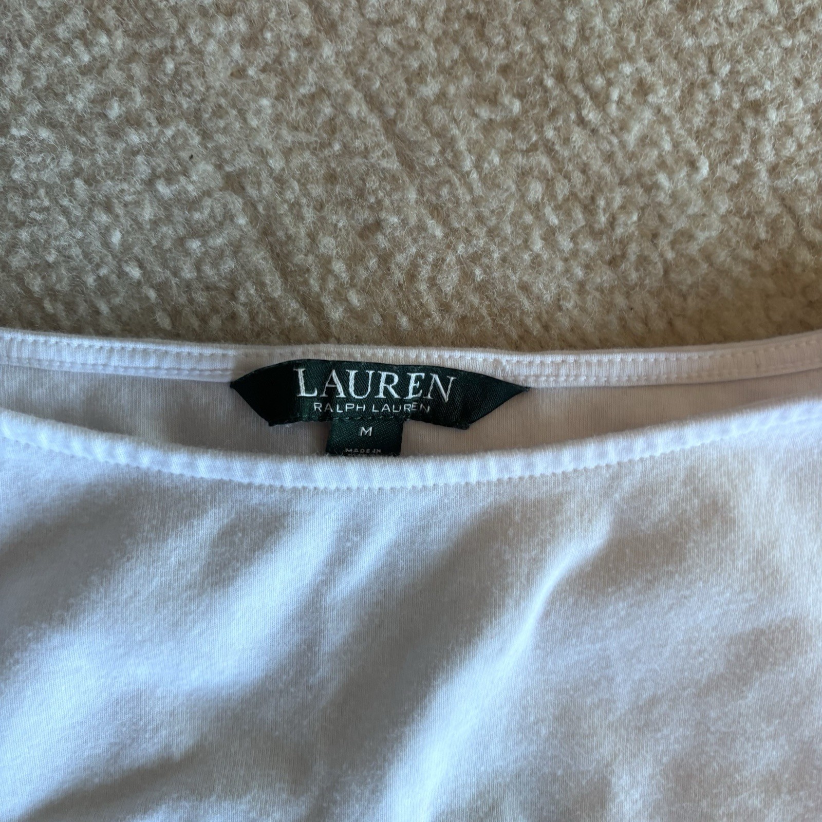 Ralph Lauren Classic Basic Color Block White Blac… - image 3