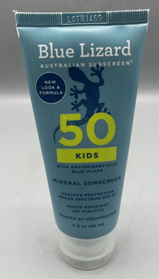 Blue Lizard Australian Sunscreen Kids Mineral SPF 50+ Lotion 3 oz Exp. 04/2027