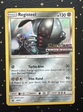 Registeel SM75 LP (STAFF) Prerelease Stamped Promo Sun & Moon Crimson Invasion on eBay