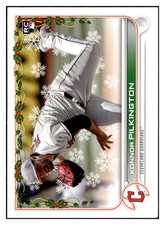 Konnor Pilkington 2022 Topps Holiday Rookie RC #HW124 Cleveland Guardians *338