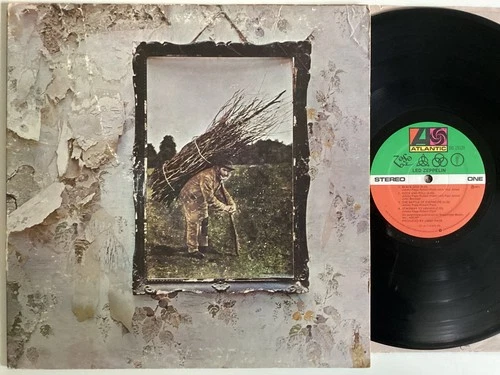 LED ZEPPELIN FOUR SYMBOLS VINYL LP RECORD U.S original 1971 play tested (i