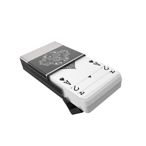 PP plastica di stoccaggio Poker Card Case Board plastica trasparente