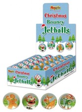 576 x Christmas Bouncy Balls 35mm Wholesale Party Bag Toy Job Lot Bulk Buy