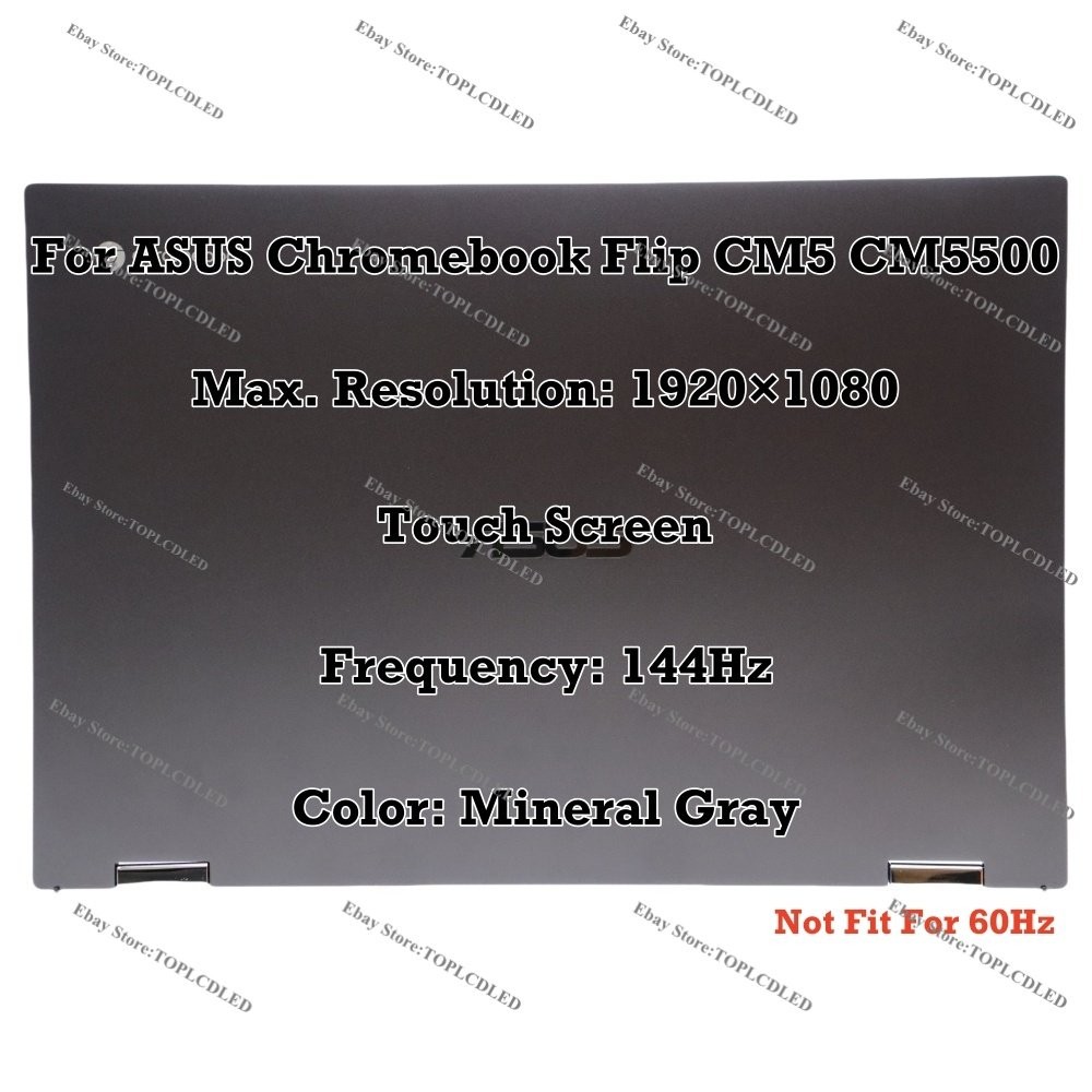 15.6"" ASUS Chromebook Flip CM5 CM5500FDA-BS31T-CB FHD LCD Screen Full Assembly