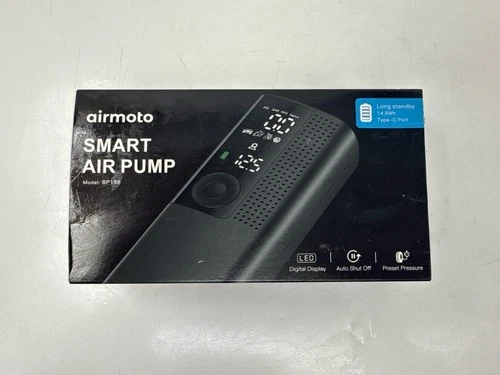 Airmoto Smart Air Pump Model BP198 Portable Rechargeable Inflator Ca (MI1071508)