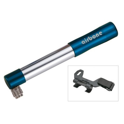 mini pump zt-505 av 185mm blue support included AIRBONE bicycle