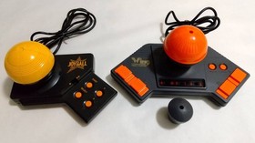 FC New Famicom Set Joyball Wing Commander Joycard + 15 Games,