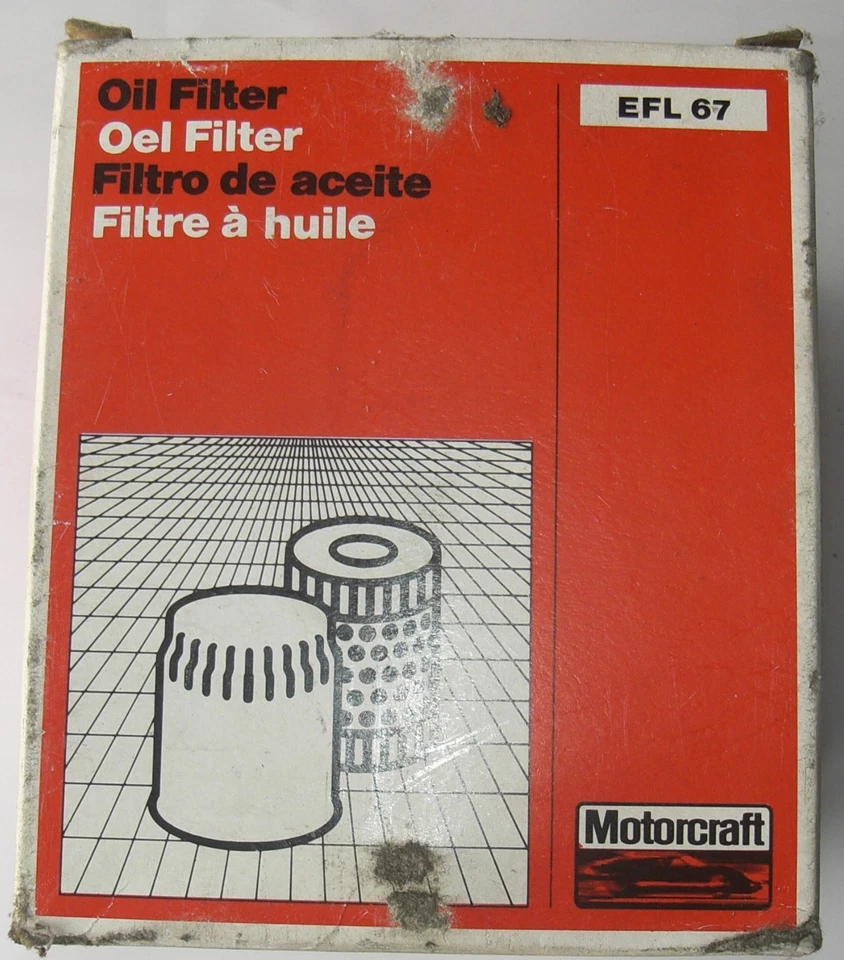 Filtre à huile Motorcraft EFL 67 pour Mercedes, Daimler-Chrysler et Seat - Photo 1/2