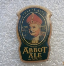 Greene King Abbot Ale beer pin badge