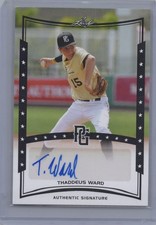 2014 Leaf Perfect Game #A-TW2 Thaddeus Ward Autographs Black