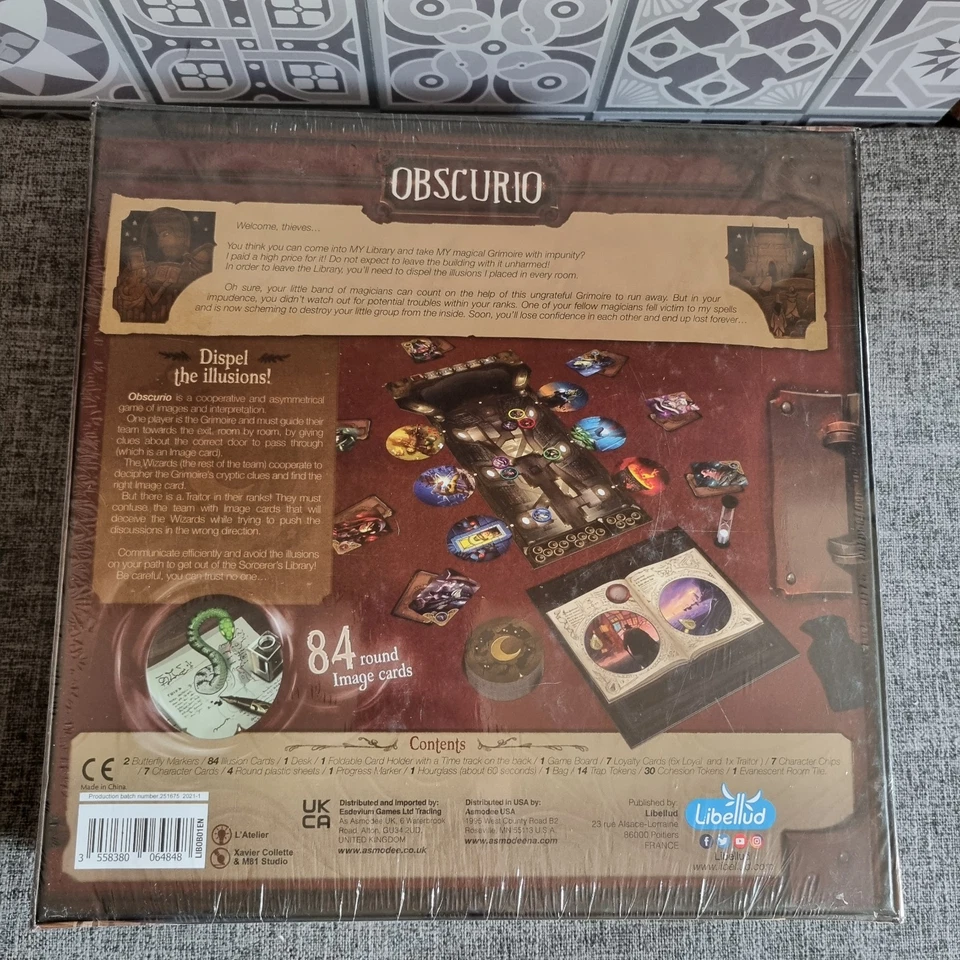 Obscurio Board Game - New & Sealed - Image 2 of 2