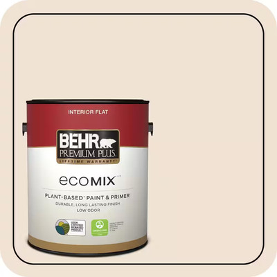 1 Gal. #N250-1 Clay Dust Flat Ecomix Plant-Based Interior Paint & Primer