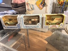 Vintage Metal Ertl Vehicle 1923 Truck Bank, 1950 Panel Trunk Bank, 1918 Ford