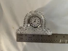 Vintage Waterford Crystal Battery Operated  Mantel Clock