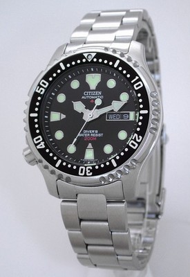 Citizen PROMASTER AUTOMATIC DIVER'S 20 ATM Stahl- + Kunststoffband NY0040-09EEM