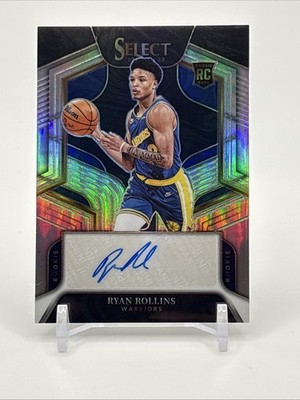 2022-23 Panini Select Ryan Rollins Rookie Signatures Prizm Auto RC 