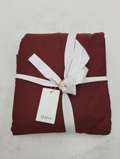 NEW Quince Bamboo Duvet Cover KING/CAL KING Burgancy