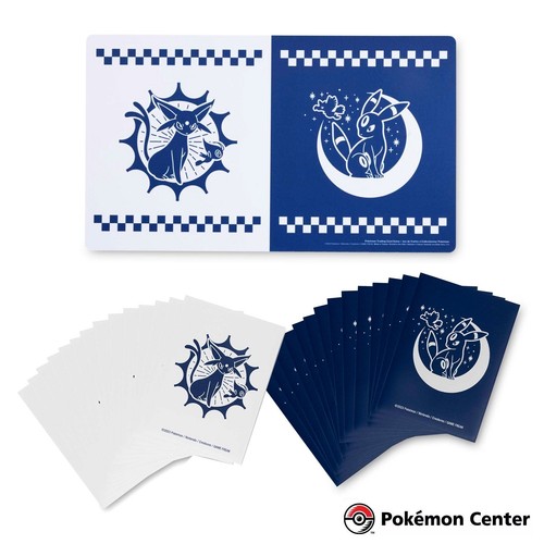 espeon card sleeves (Accessories)  PokePort Cards Showcasing a charming design of Umbreon in the moonlight Pokemon Prismatic Evolutions Espeon Umbreon