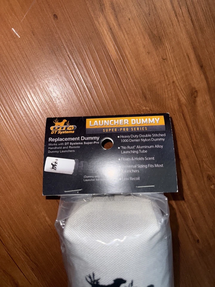 D.T. Maniquí lanzador de entrenamiento para perros Systems Super-Pro, blanco brillante (88108) Foto 2 de 4