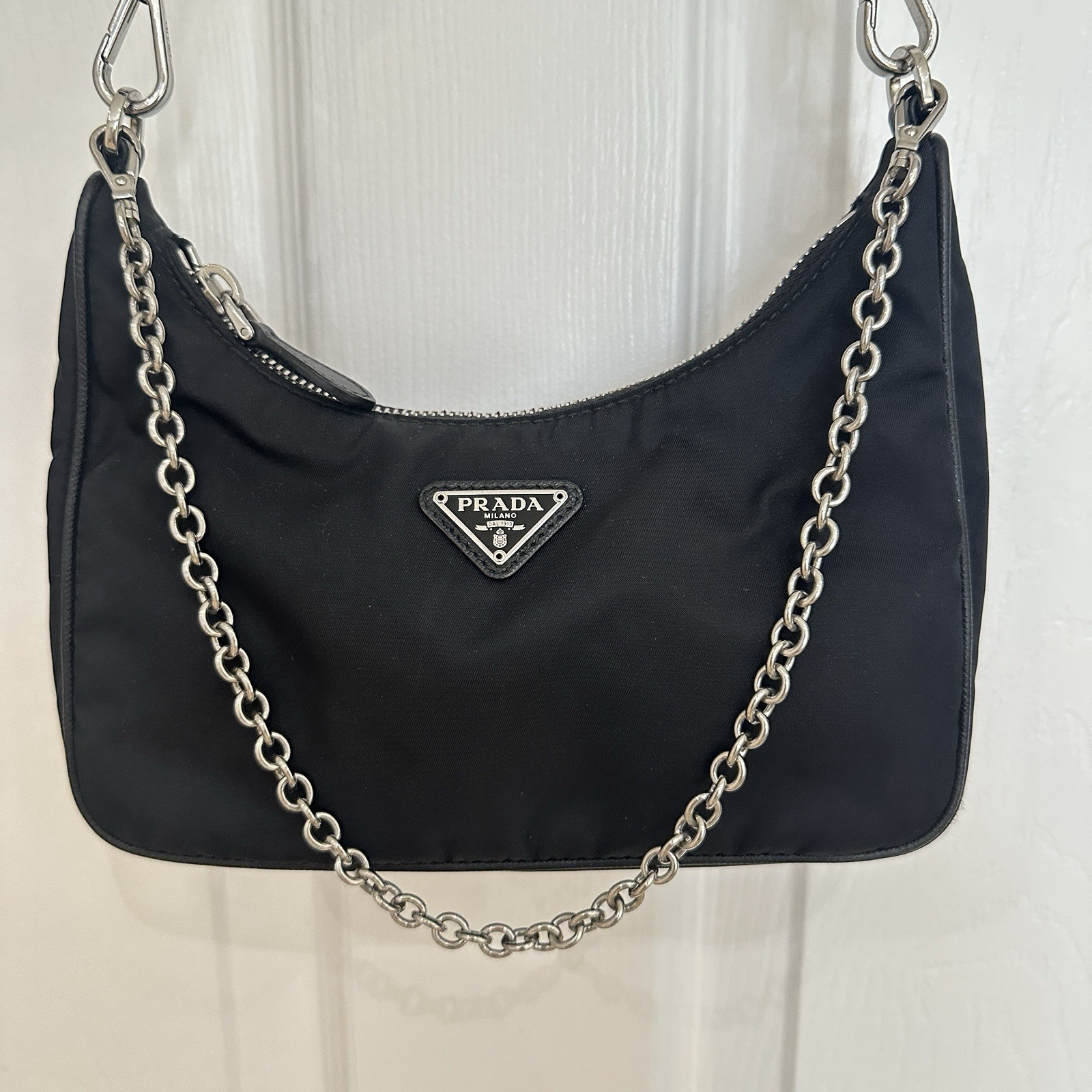 PRADA Milano 2005 Re-Edition Black Nylon Crossbody Bag